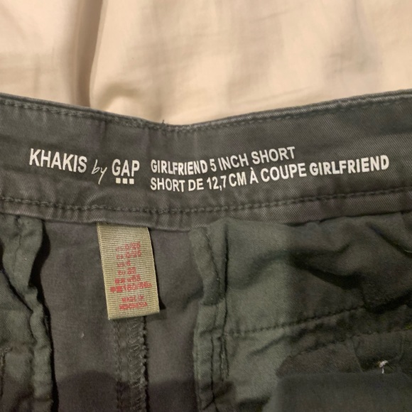 army green gap girlfriend rise shirt - Picture 4 of 4